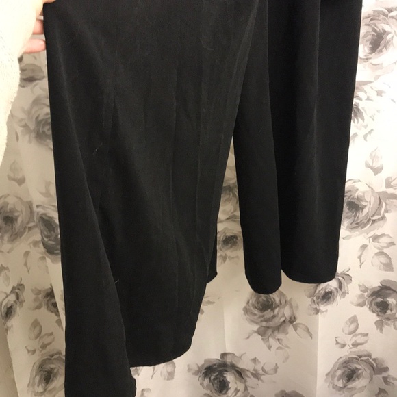 Wide leg high waisted pants in black size L - Picture 2 of 2